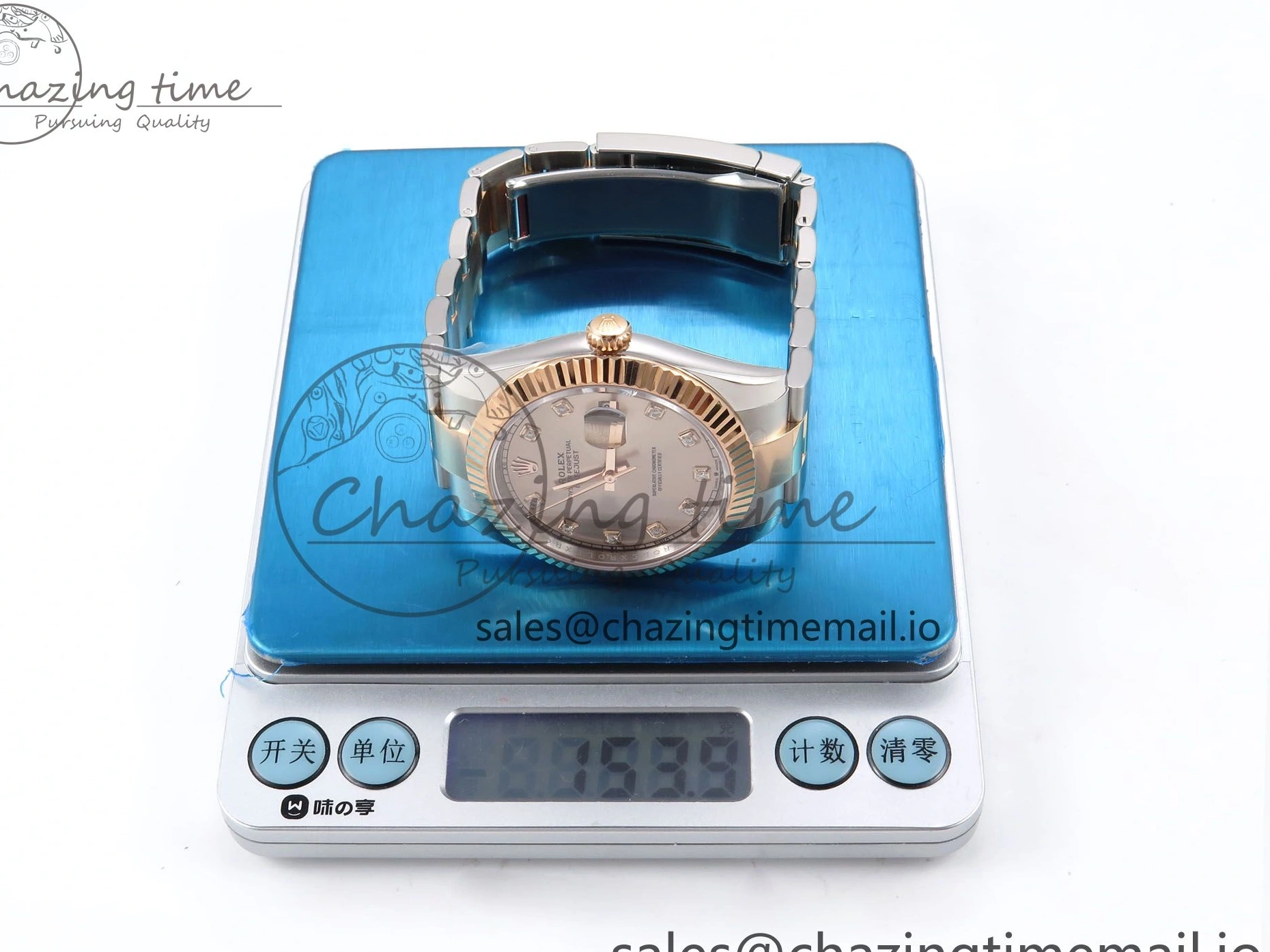 SH3235（Gain Diamonds Oyster 904L DateJust 126331 Steel Dial ARF RG on Edition 41 SS Bracelet 1:1 Weight） Best RG 0517